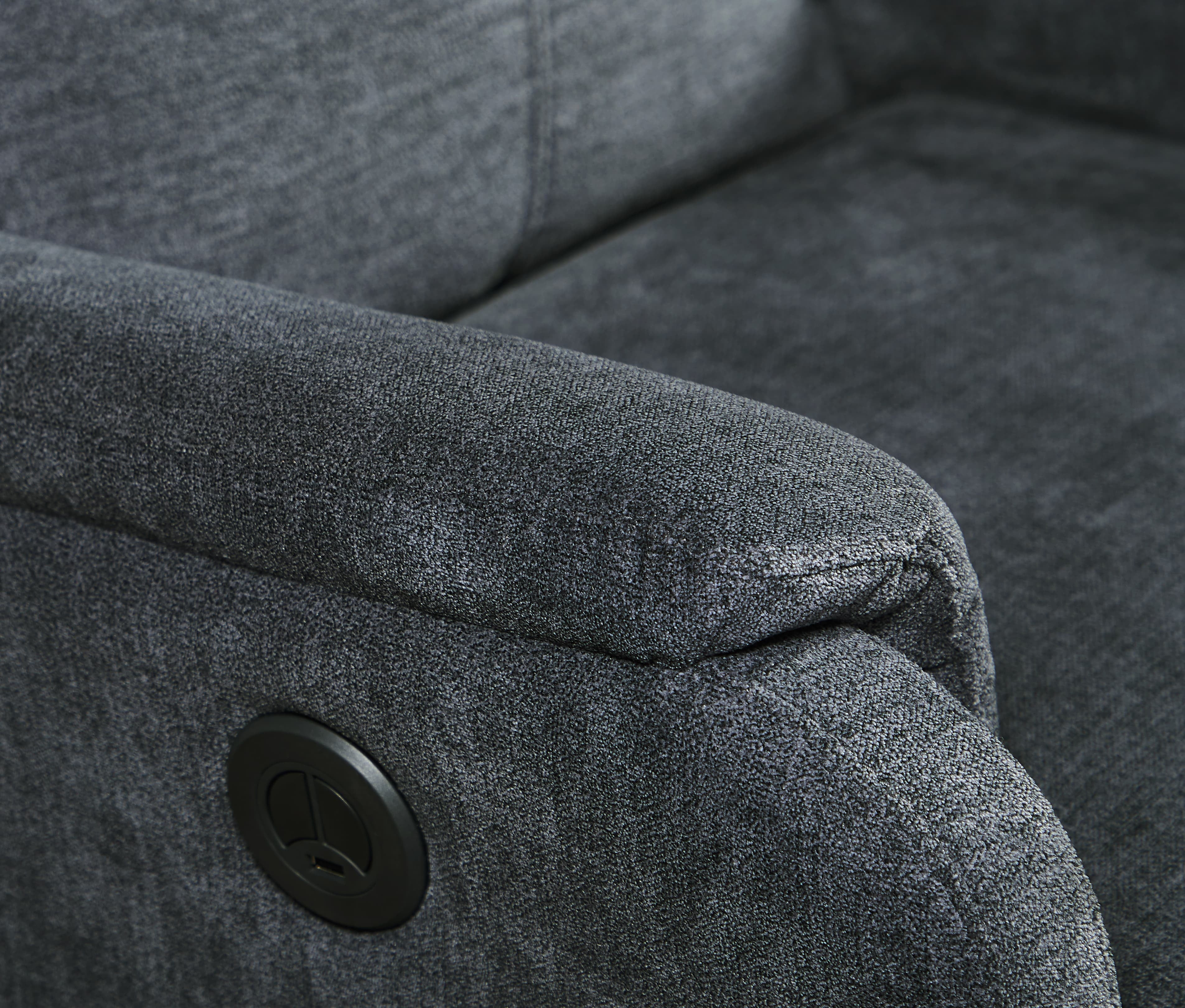 MAYEERTY Power Recliner Single Chair: Easy Control for Living Room and Bedroom, 35*30*40"Dark Gray