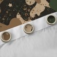 thumbnail image 4 of Homewish Retro Camo Black Out Curtains,Vintage Camouflage Curtains Pack of 2 (42x63 Each),Brown Splashing Ink Bedroom Curtains For Boys Kids,Luxury Bedroom Decor, 4 of 6