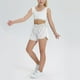 thumbnail image 2 of Odeerbi 4-13 Años Niñas Bermudas Deportivas de Verano Pantalones Cortos de Yoga de Color Sólido Con Cremallera Y Bolsillo, 2 of 6