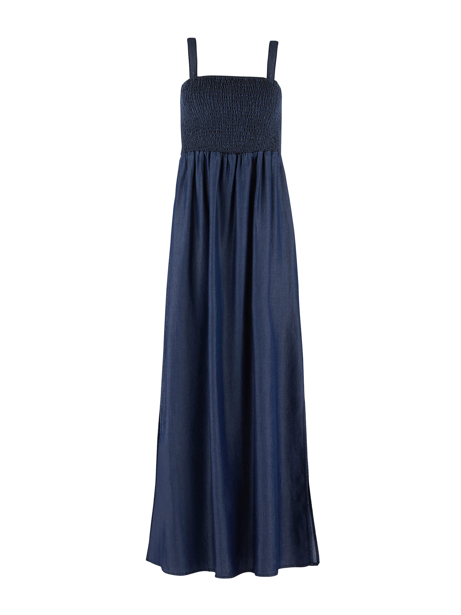 Simply Be Women's Plus Size Tencel Shirred Maxi Dress - Walmart.com