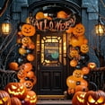 thumbnail image 4 of Halloween Balloon Arch Balloons Party Pumpkin Bat Themed Celebration, 4 of 6