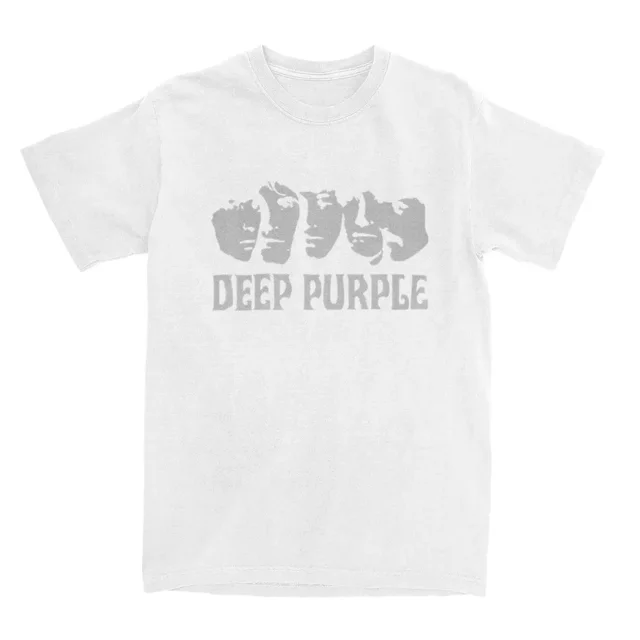 Camiseta de Deep Purple para hombre, álbum Machine Head, Smoke Song on The Water, camiseta de algodón de banda de rock inglesa