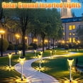 thumbnail image 6 of 12 Pack Solar Pathway Lights, Waterproof Outdoor Solar Lights for Garden, Walkway and Driveway, Warm White, 3000K, 6 of 8
