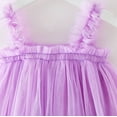 thumbnail image 4 of Fsqjgq Baby Girl Clothes Easter Outfit Toddler Girl Casaul Girls Clothes Size 21 Purple Toddler Girls Sleeveless Tulle Holiday Party Dress Dance Party Princess Dresses Clothes 80, 4 of 5