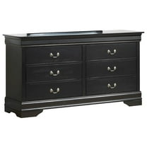 Glory Furniture Louis Phillipe G3150-D Dresser , Black