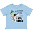 thumbnail image 3 of Inktastic Out of This World Big Sister Astronaut in Space Girls Baby T-Shirt, 3 of 5