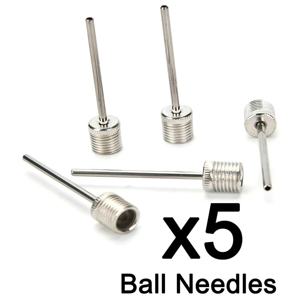 5XSports Inflating Needle Pin Nozzle Football Basketball Soccer Ball air Pump EH 
