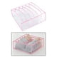 thumbnail image 5 of Organizador de cajones con divisor para armario, caja de almacenamiento para ropa interior, corbata, hogar, viajes, para mujeres y hombres Pink 6 Gripes, 5 of 7