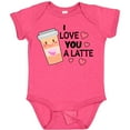 thumbnail image 3 of Inktastic I Love You a Latte with Coffee Cup Boys or Girls Baby Bodysuit, 3 of 5
