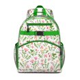thumbnail image 1 of Watercolor Flower Pattern Student Backpack Spacious Adjustable Straps Chest Buckle Water-resistant Lightweight School Backpack for Student and Students, 1 of 6
