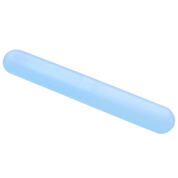 Toystoory Soporte portátil para cepillos de dientes, estuche para cepillos de dientes de viaje, azul NE Juegos de accesorios de baño