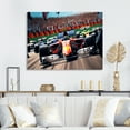 thumbnail image 2 of Designart Formula Car Racing II Canvas Wall Art, 2 of 5
