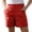 *Red, variant on VBVC Women's High Waisted Chino Shorts , Casual Solid Color Utility Shorts For Women , Ladies' Stretch Work Bermuda Shorts with Pockets,Black,S-3XL