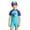 A Blue, variant on Kids Swimsuit Boy Unisex Toddler One Piece Swimsuit Cartoon Print Crew Neck Short Sleeve Upf Sun Warm Comfortable with Swim Cap Blue 9 Years-10 Years