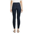 thumbnail image 4 of Time and Tru Women's High Rise Skinny Jeans, Available in 27", 29" Inseams, Sizes 2-20, 4 of 5