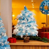 18 Inch Tabletop Christmas Tree for Girls with Boys, Mini Artificial Tree for Bedroom Decor, DIY Holiday Decorations Gift for Kids