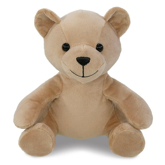 DolliBu Beige Bear Plush - Super Soft Stuffed Animal Beige Bear, Cute Realistic Stuffed Animal Toy for Boys and Girls, Adorable Plush Toy Gift for Baby, Kids, and Adults - 8 Inches