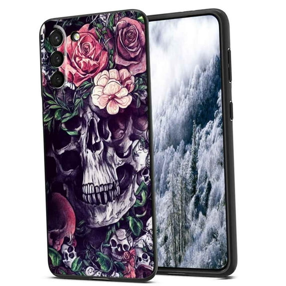 Skull-331 Phone Case, Degined for Samsung Galaxy S22+ Plus Case Men Women, Flexible Silicone Shockproof Case for Samsung Galaxy S22+ Plus