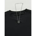 thumbnail image 3 of 2025 Glitter Print Women's Graphic T-Shirt, Casual Crew Neck, Polyester Knit Fabric, Regular Length, for All Seasons, 3 of 6