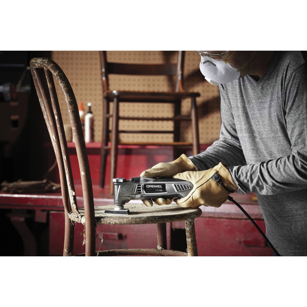 Restored Dremel MM35-DR-RT 120V 3.5 Amp Variable Speed Corded Oscillating Multi-Tool Kit (Refurbished)