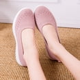 thumbnail image 4 of Women's Casual Breathable Knit Walking Shoes, Mesh Slip on Design with Cushion Sole and Non Slip Grip, Comfortable Sneakers for Indoor Outdoor Daily Wear, 4 of 6