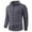 Dark Gray, variant on SERTG Men's Solid Color Stand Collar Sweater Fall Winter Fashion Stretch Knit Sweaters Front Button Warm Long Sleeve Casual Cardigan Tops(Black,3XL)