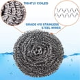 thumbnail image 3 of 20 PCS Stainless Steel Sponges Scrubbers Cleaning Ball Utensil Scrubber Metal Scrubber, 3 of 6