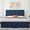 Blue, variant on Twister.CK Upholstered Full Bed Frame with 4 Storage Drawers, Adjustable Headboard Platform Bed, Wooden Slats, No Box Spring Needed, Beige