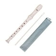 thumbnail image 3 of Juego de grabadora soprano Hugo con varilla de limpieza y bolsa de almacenamiento blanco, 3 of 10