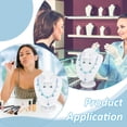 thumbnail image 5 of Bust Necklace Display Stand Multi-Function PU Leather Jewelry Display Holder White Jewelry Organizer DIY, 5 of 5