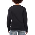 thumbnail image 2 of Women's G-III 4Her by Carl Banks Black Las Vegas Raiders Football Logo Graphic Fleece Tri-Blend Pullover Sweatshirt, 2 of 3