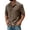 Brown-A#200521nn, variant on Hearthz Short Sleeve Button Down Men Wrinkle Free Mens Work Shirts Beach Summer Mens Dress Shirts Orange M