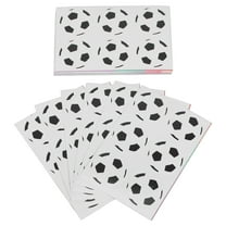 Zehuanyu  300 PCS Soccer Theme Stickers Football Snack Bags for Team Print Treat Laptop Toddler