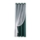 thumbnail image 2 of Cortinas opacas de encaje de estrellas de doble capa de 84 pulgadas, 2 en 1, transparentes, con estampado de estrellas y forro opaco, con aislamiento térmico para dormitorio y sala de estar. Cortinas, 2 of 6