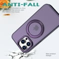 thumbnail image 3 of ELEHOLD for iPhone 14 Pro Max Case, Compatible with Mag Safe Accessory 360° Ring Stand Thin Fit Shockproof Protection Rugged Case for iPhone 14 Pro Max,Purple, 3 of 6
