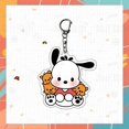 thumbnail image 1 of Llavero acrílico de Anime Kawaii Sanrio Pochacco, colgante de bolsa de pareja de dibujos animados, adorno móvil, colgante de bolsa de expresión Linda, 1 of 4