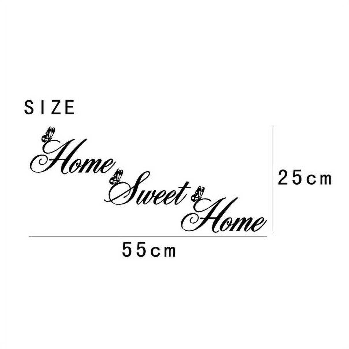 Stickers Home Sweet Decor Wall Stickers DIY Removable Art Vinyl Wall Sticker 