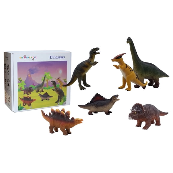 Get Ready Kids Dinosaurs Playset, 6 Pieces