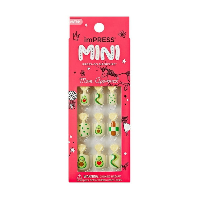 imPRESS Mini, Press-On Nails, Avocado, Short Squoval