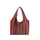 thumbnail image 1 of Bolso Hombro Bandolera Lona A Rayas Bohemia para Mujeres Y Niñas, 1 of 7