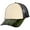 Green Tan, variant on Straw Mesh Trucker Hat Adjustable Summer Baseball Cap for Men Lightweight Khaki