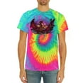 thumbnail image 2 of Wild Bobby, Awaken the Dragon Mythical Medieval Beast, Pop Culture, Tie-Dye Tees, Minty Rainbow, Small, 2 of 3