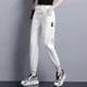 thumbnail image 3 of 2025 WTEMPO Elastic Waist Strapped Women's Jeans Loose and Slim Wide Leg Straight Denim Big Pocket Trousers, 3 of 4