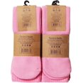 thumbnail image 6 of Yacht & Smith Pink Ribbon Breast Cancer Awareness Ankle/Crew Socks for Women (6 Pairs Solid Pink, 9-11), 6 of 7