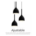 thumbnail image 5 of Lampara Colgante Moderna Candelabro 3 Cabezas Alt. Ajustable Negro BLOOSOM, 5 of 5