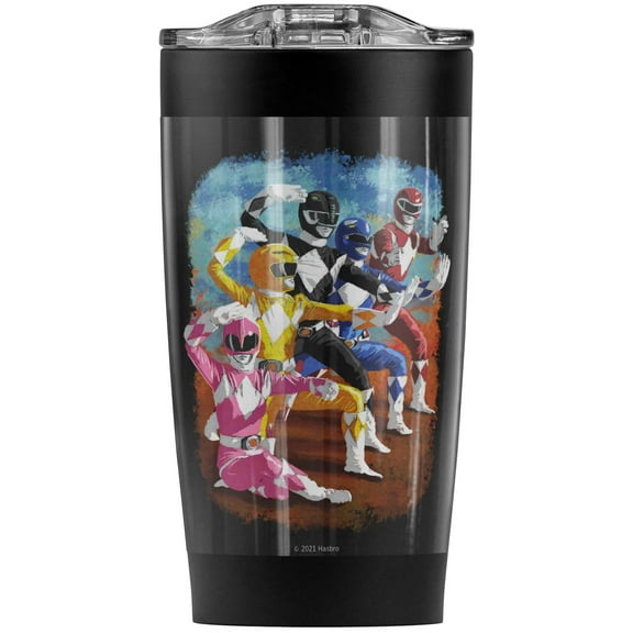 Power Rangers/Impressionist Rangers Stainless Steel Tumbler 20 oz Coffee Travel Mug/Cup, Vacuum Insulated & Double Wall with Leakproof Sliding Lid | Great for Hot Drinks and Cold Beverages