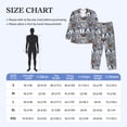 thumbnail image 4 of Pofeuu Cute Dog Faces Print Men's Long Sleeve Pajama Set Pijamas Para Hombres Pijamas Para Hombres Mens Pajamas Set-Large, 4 of 7