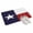 Red, variant on Blue Red White Texas Flag with Star,Door Mat Indoor Outdoor Entrance,Non Slip Small Rug for Kitchen Bathroom Entryway Rug,Minimalistic Geometric Stripe Washable Doormat Floor Mat 18x30 Inch