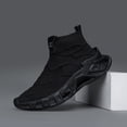 thumbnail image 6 of Men's Lightweight Breathable Sneakers - Slip-/Mid-Top Casual with Solid Color (//Navy) - -Care Fabric Upper & - Ideal for Office & Outings Cushioned Sole, Spring Summer Sneaker for & Casual Attire,, 6 of 9