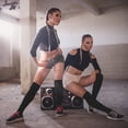 thumbnail image 5 of 3 Pairs Thigh High Compression Socks for Women and Men Circulation 20-30 mmhg, Best Support for Running, Cycling, Nursing, 5 of 7